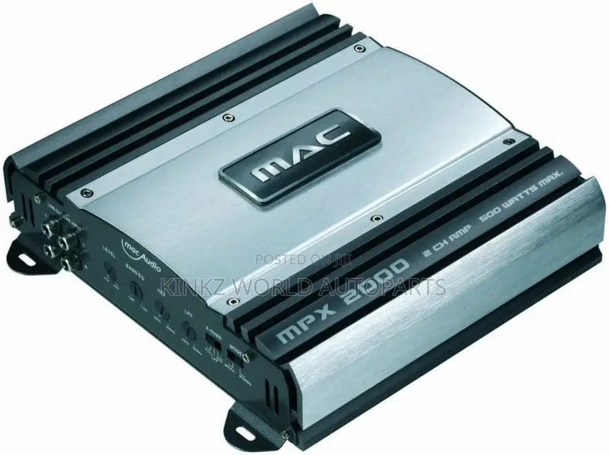 EX-UK Mac Audio MPX 2000-2-Channel 500 Watts Car Amplifier