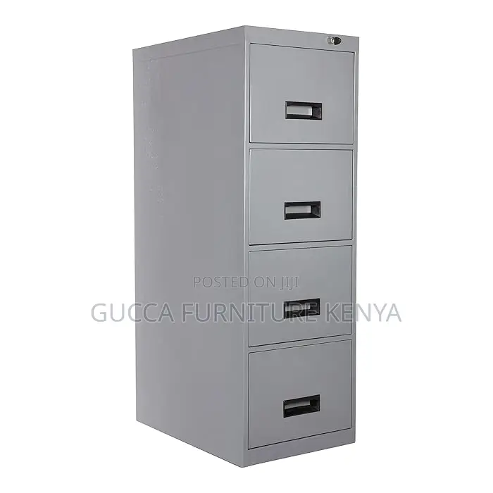 Cabinets:4 Drawer Metal File Storage Cabinet With Lock