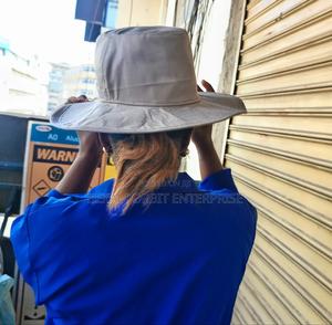 Customized Cotton Twill Gray Safari Hat - main view