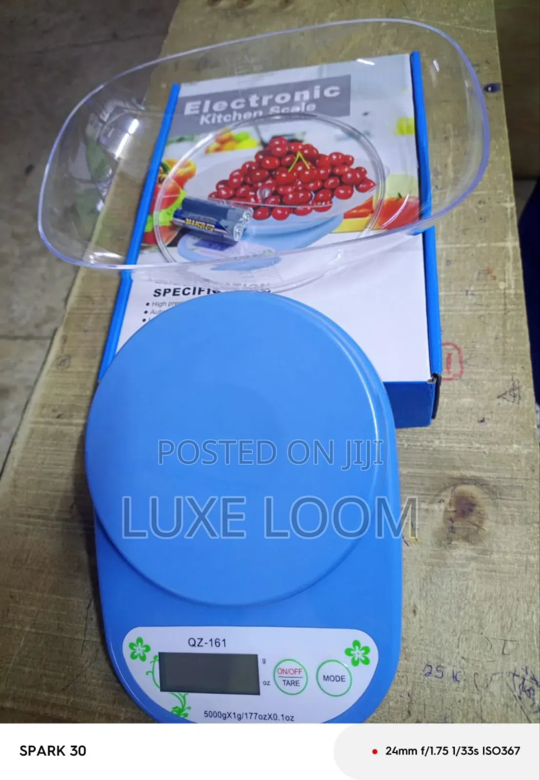 Kitchen Scale With Bowl