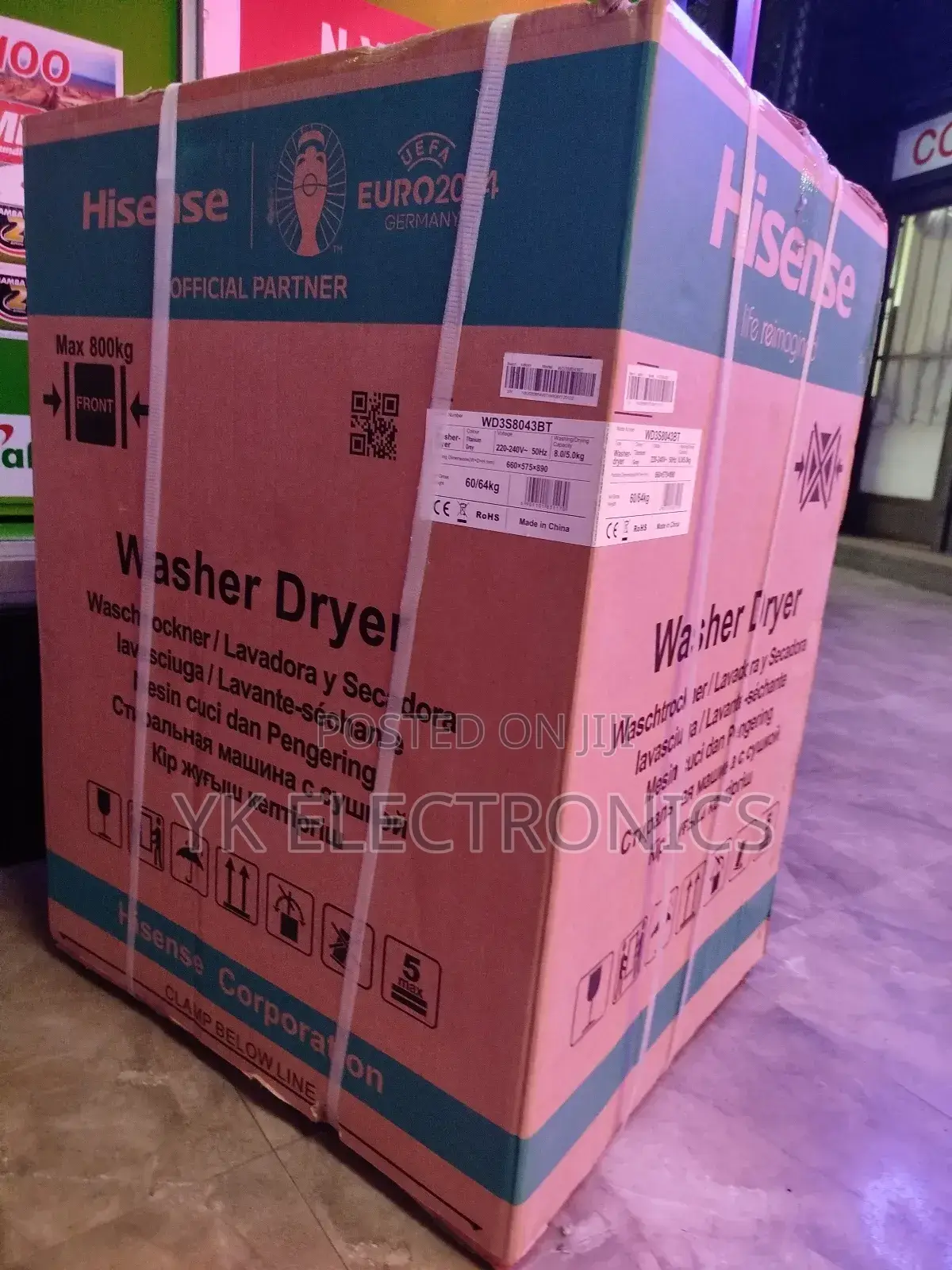 Hisense 8kg Washer 5kg Dryer Wdqy8014evjmt Washing Machine