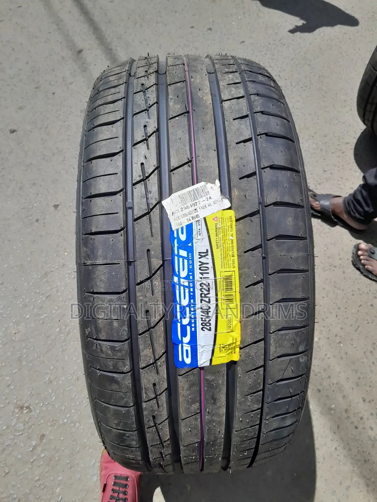 285/40r22 Accelera Tyres Made in Indonesia