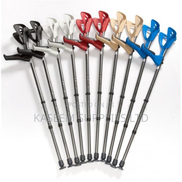 France-Made Ergotech Elbow Crutches (130kg Capacity)
