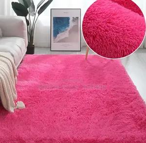 5 by 8 Pink Fluffy Carpets