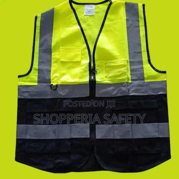 Multicolored Green Reflector Vests - main view