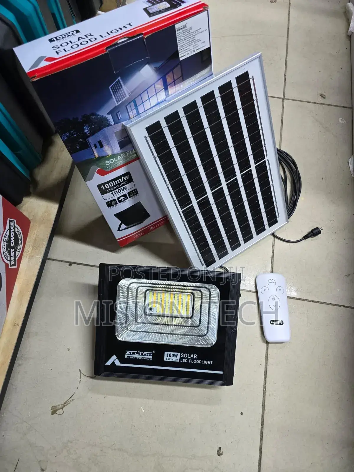 100w Alltop Solar Flood Light 
High Quality