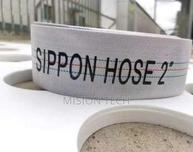 Premier 2 Inch White Canvas Delivery Pipe  - main view