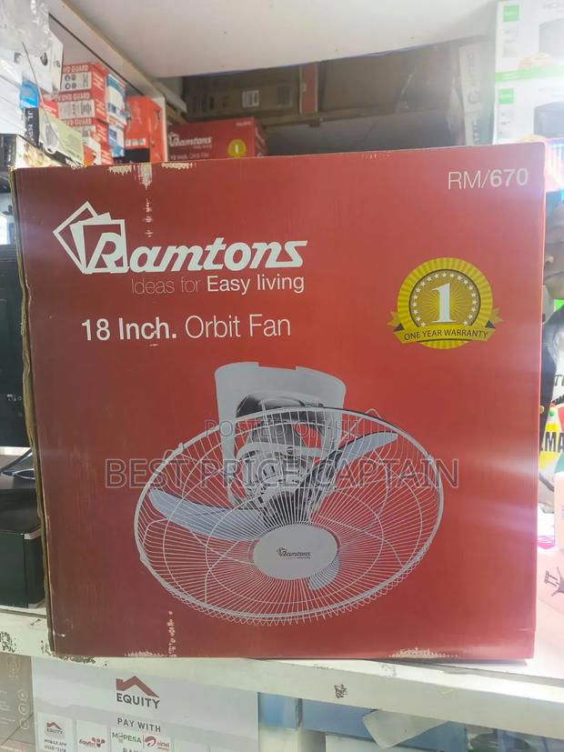 18 Inches Ramtons Orbit Fan - main view