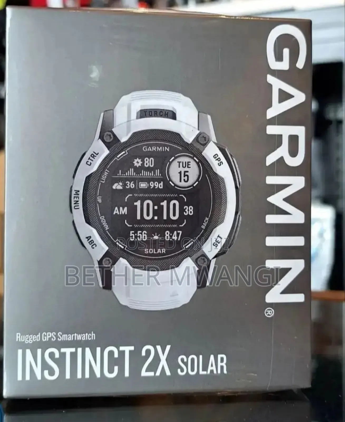 Garmin Instinct 2X Solar Smart Watch in Kenya