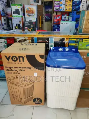 Von Washing Machine 10kg Single Tub