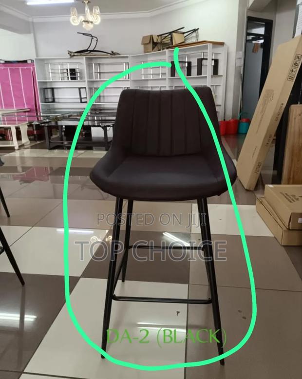 Leather Bar Chair With Stepping Ring