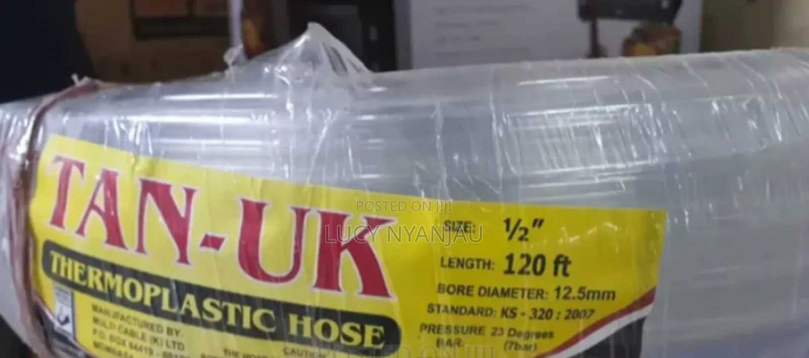 Hose Pipe 1/2 Clear Hosepipe 120ft