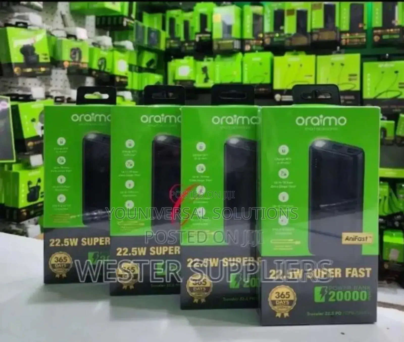 Oraimo Traveler 22.5 PD OPB-7204Q *22.5W* 20,000mah