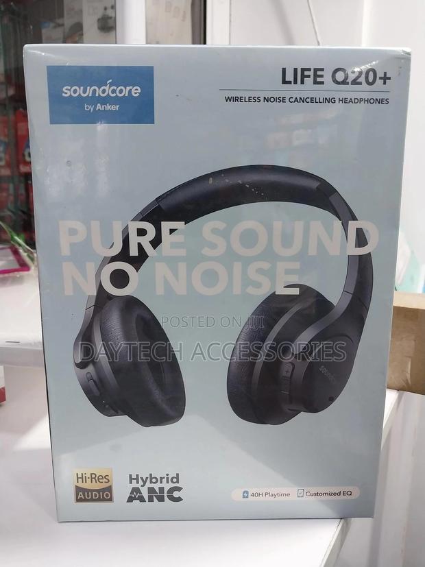 Soundcore by Anker Life Q20+ Active Noise Cancelling Headpho - thumbnail 2