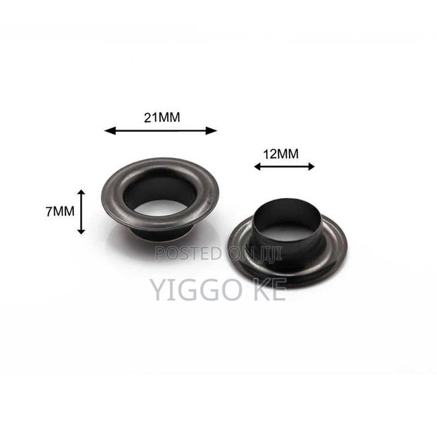 12mm Silver Color Eyelets 12mm (Bag) - Crazy Offer! - thumbnail 3