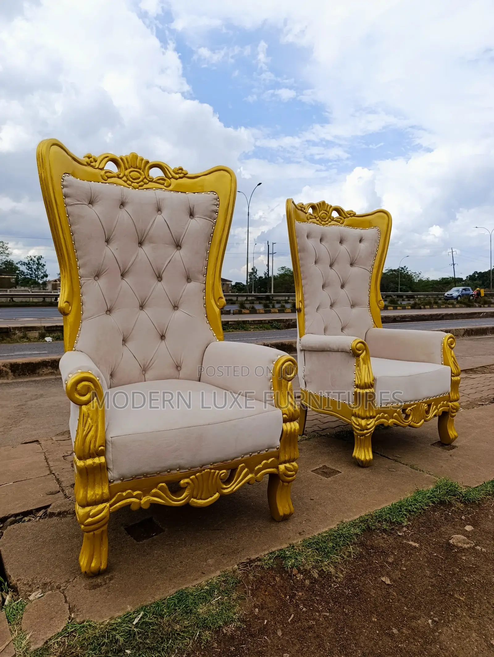 Luxurious King Chair/Wing Chair