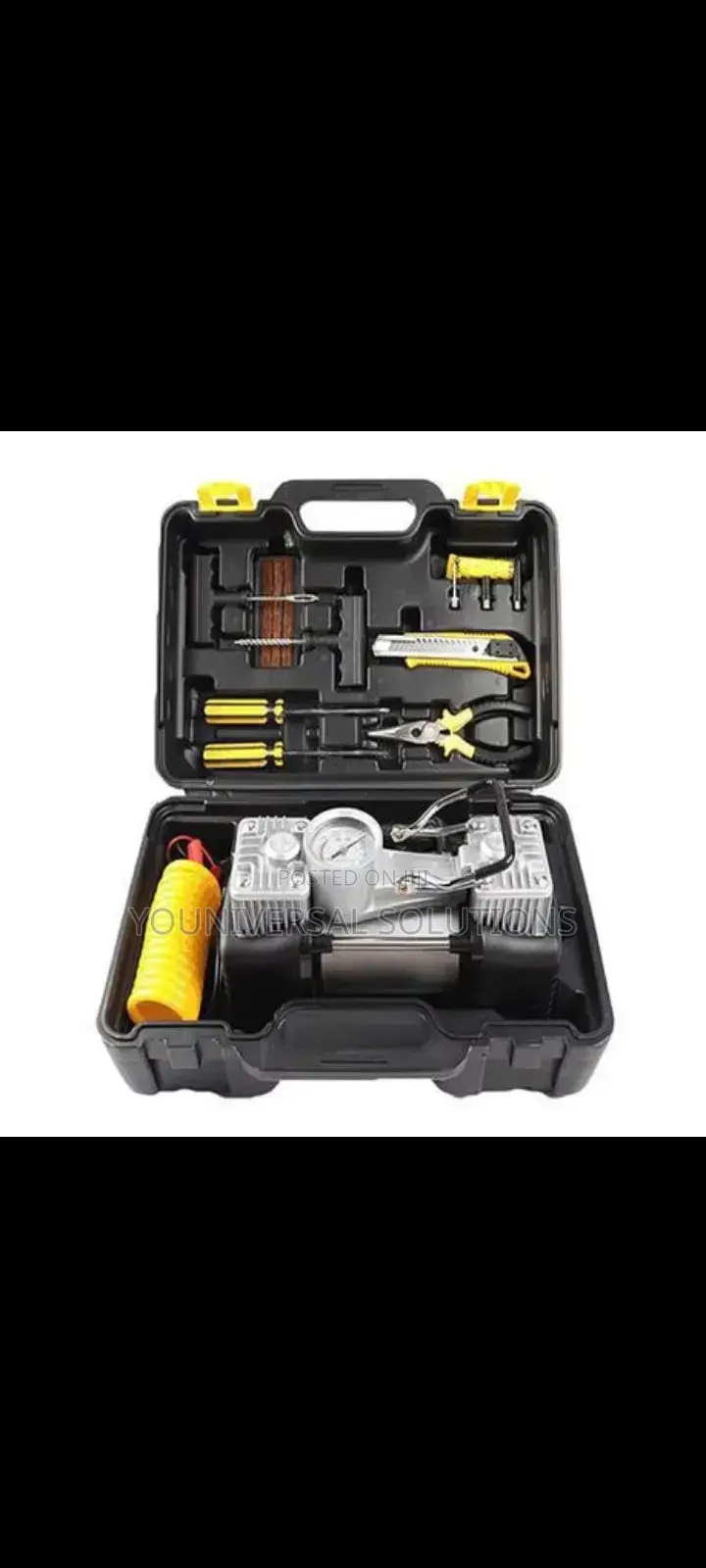 *Car Air Compressor With Tool Kit*