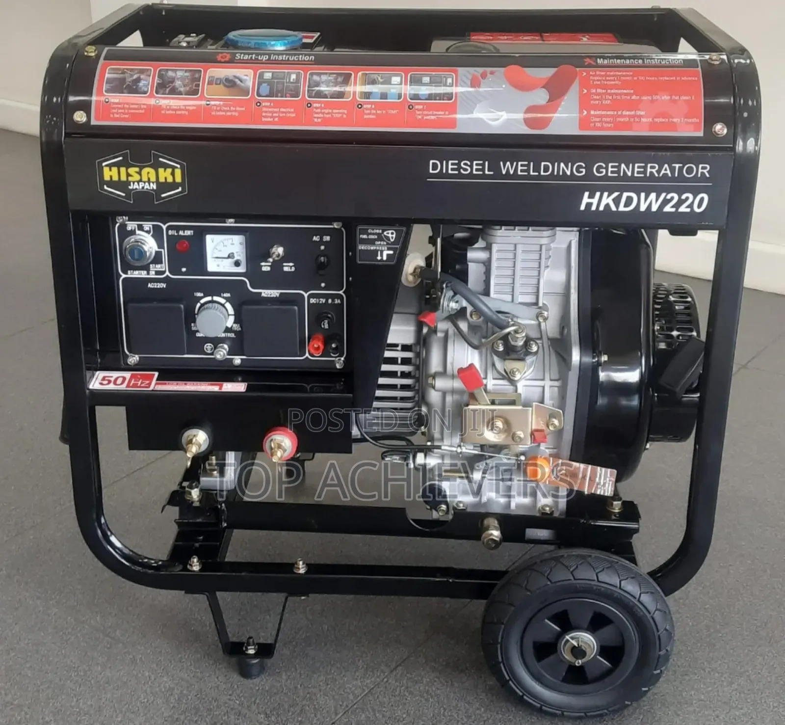 Diesel WELDING Generator 7.5kva 200amps(Hisaki)