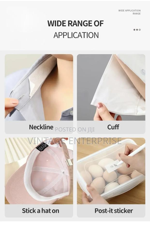 5M Rolled Sweat Absorbent Tape Hat Shirt Collar - thumbnail 2