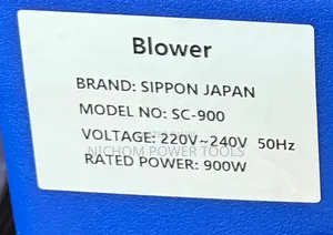Commercial 900watts Sippon Japan Blower/Carpet Dryer