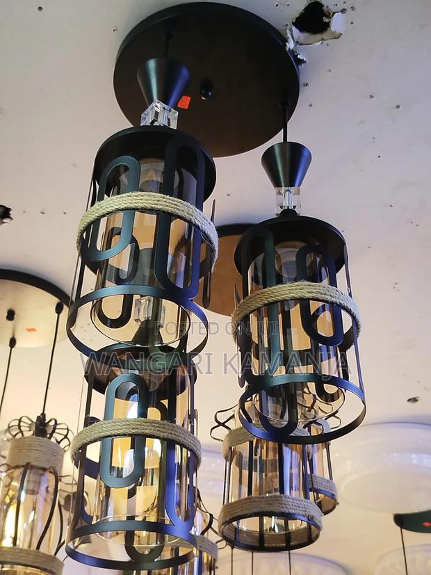 Three Hanging Pendant Lights - main view