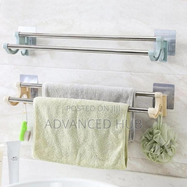 Double Pole Towel Rack