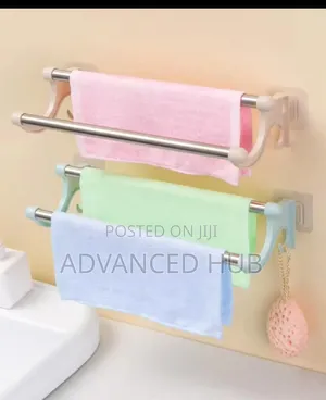 Double Pole Towel Rack