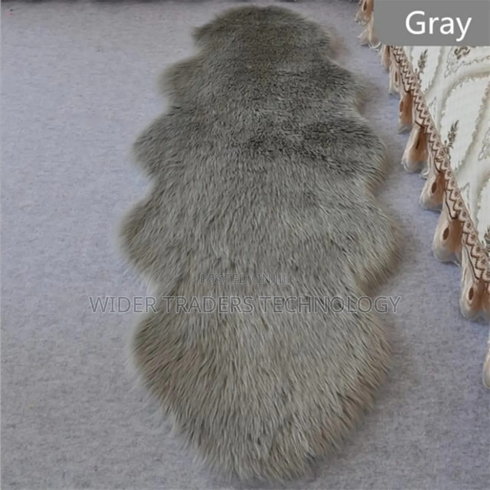 Luxury Super Soft Chiwawa Bedside Mats Pink/Gley