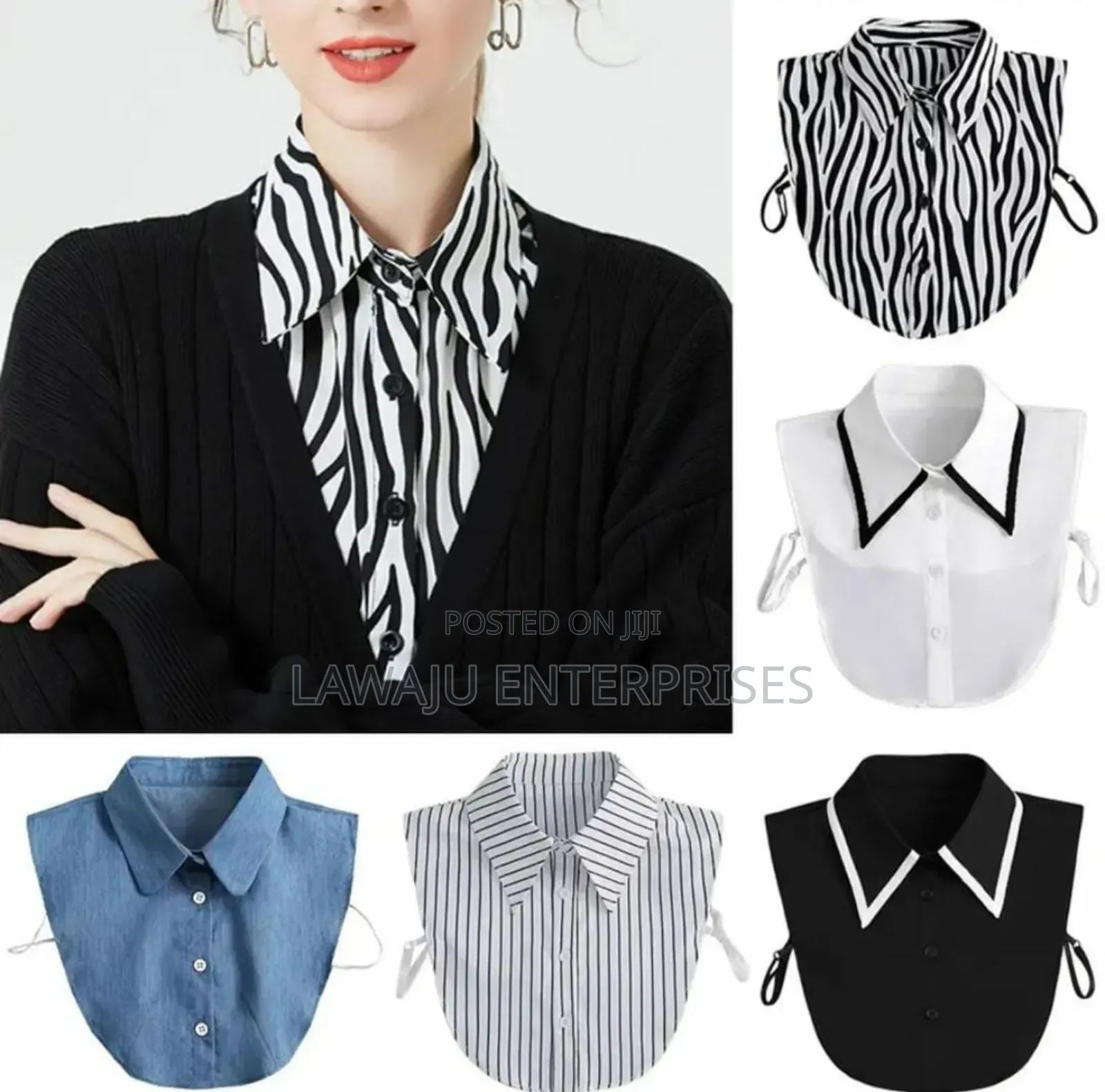 Lapel Removable Collar Vintage