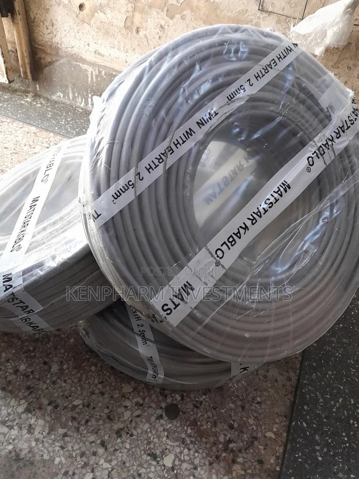 Buy 2.5mm2 Twin With Earth Electrical Cable,3core,90m; Mt043