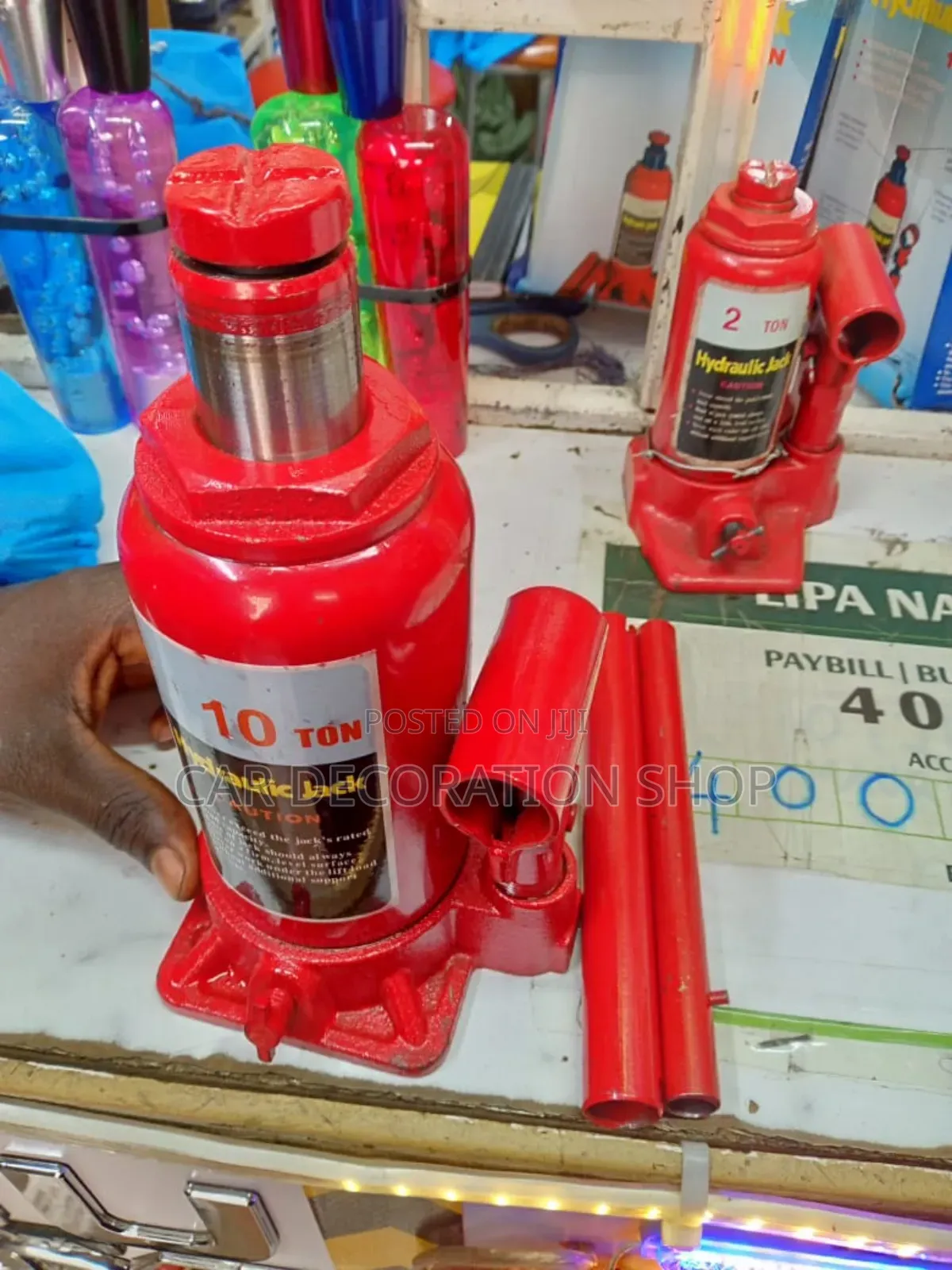 New 10ton Red Hydraulic Bottle Jack
