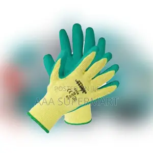 Green Diamond Grip Latex Gloves Dh