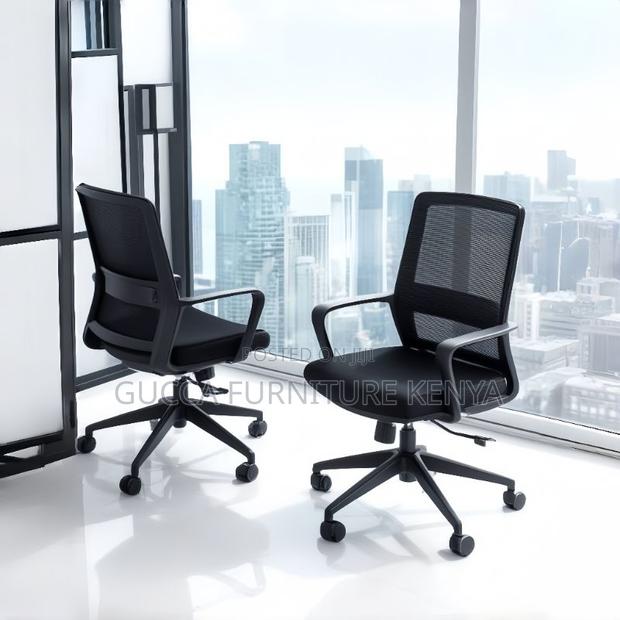 Office Chairs:Ergonomic Upholstered Studio Adjustable Chair - thumbnail 2