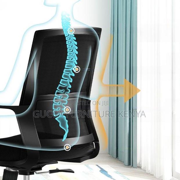 Office Chairs:Ergonomic Upholstered Studio Adjustable Chair - thumbnail 3