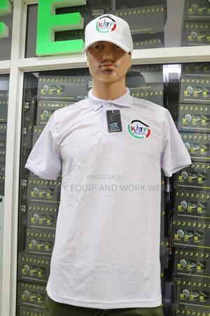 White Branded Polo Shirts - thumbnail 2