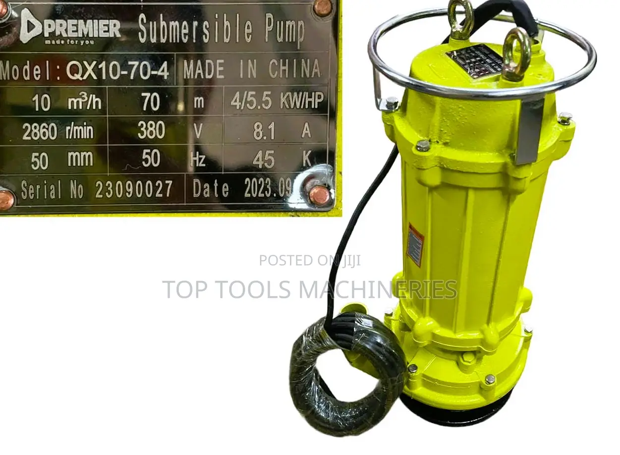 Premier Submersible Mining Pump 5.5hp 70m