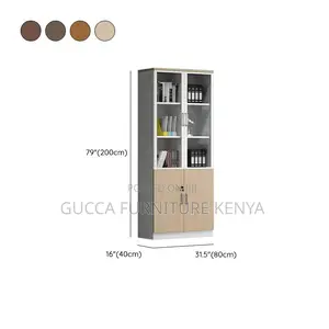 Cabinets:2-Door Scratch Resistant Timber Office Cabinet