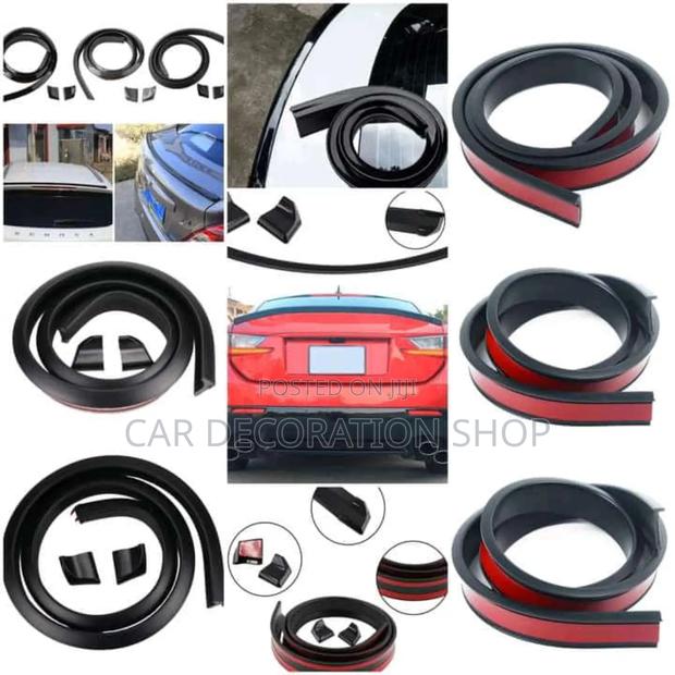 Flexible Black Boot Rubber Spoiler