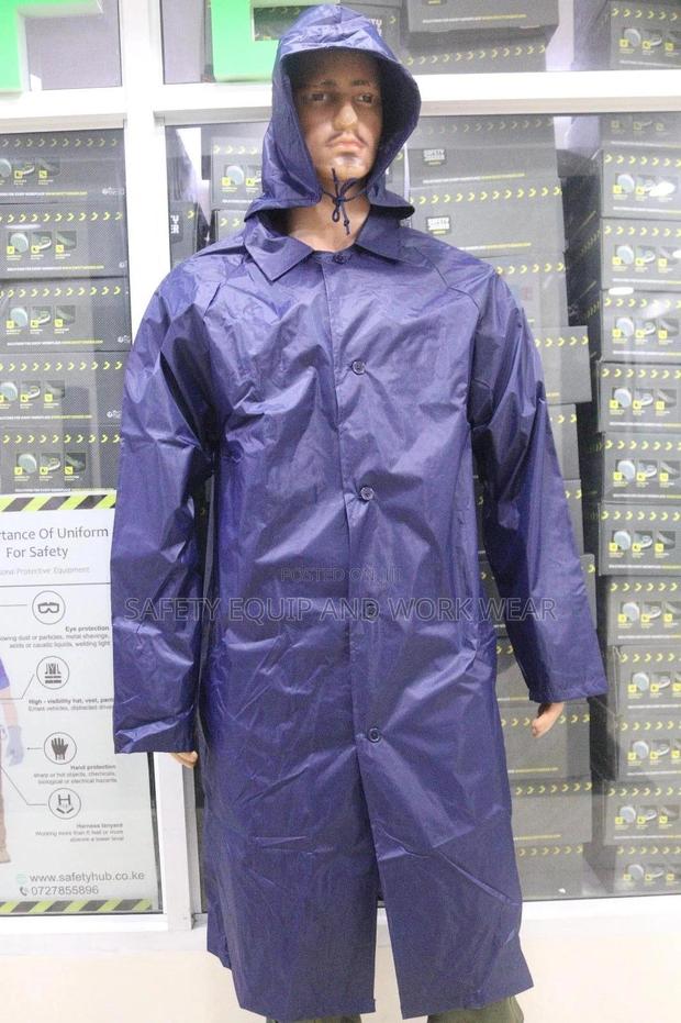 Navy Blue Rain Coat