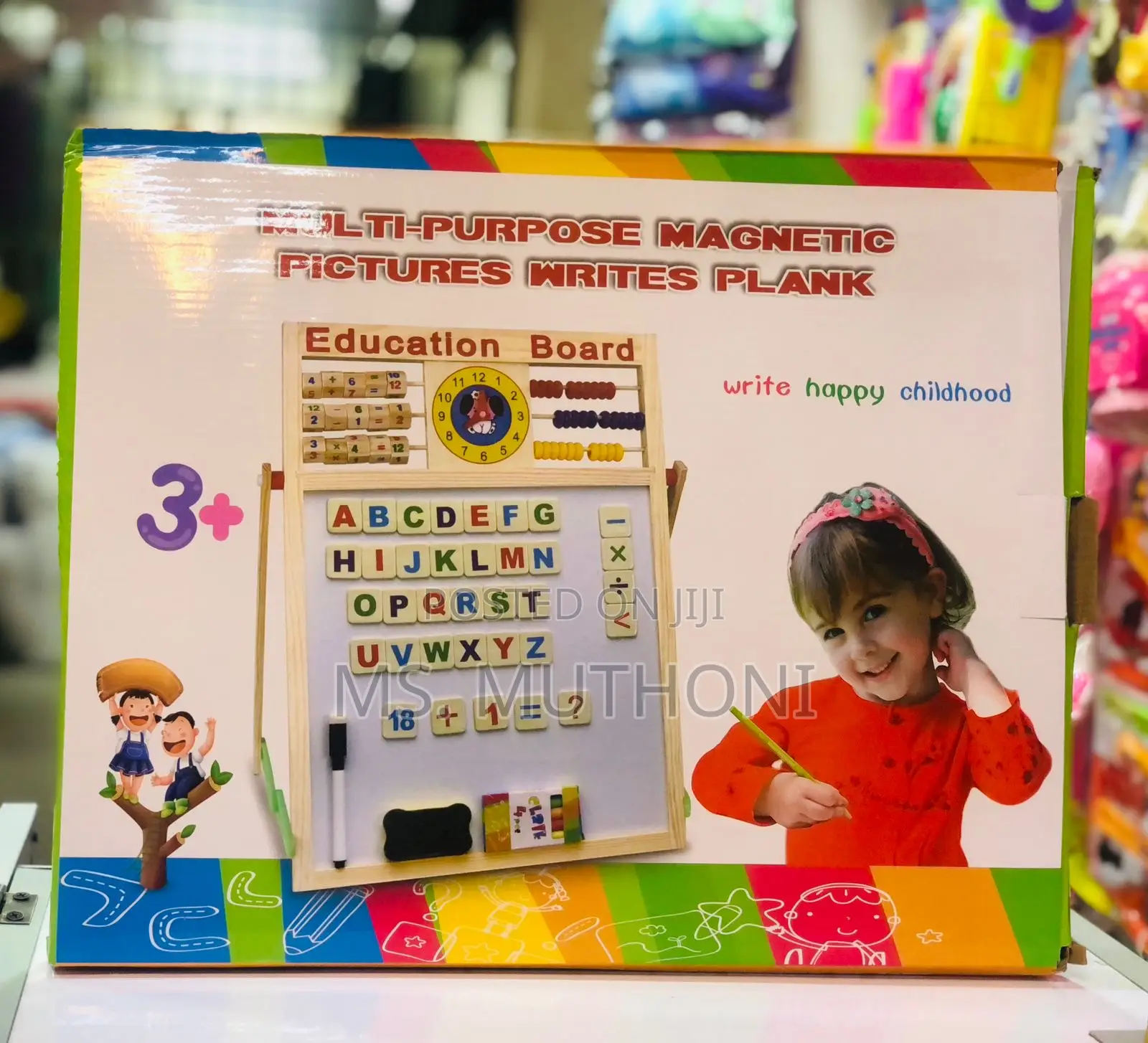 8-in-1 Lettering Magnet Chalkboard