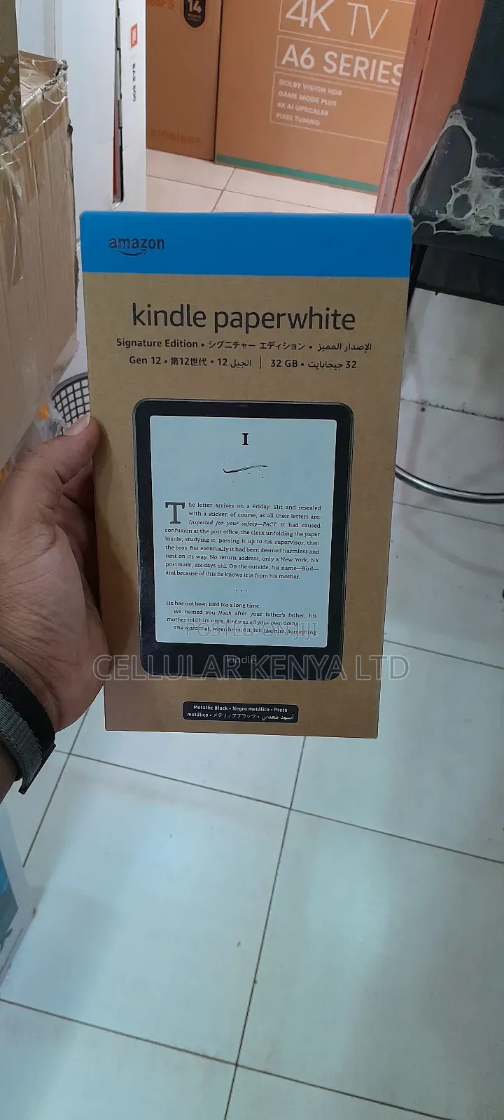 New Amazon Kindle Paperwhite 32 GB Black