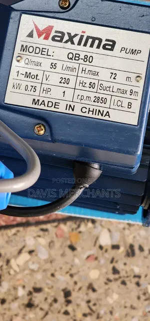 1 HP Booster Water Pump