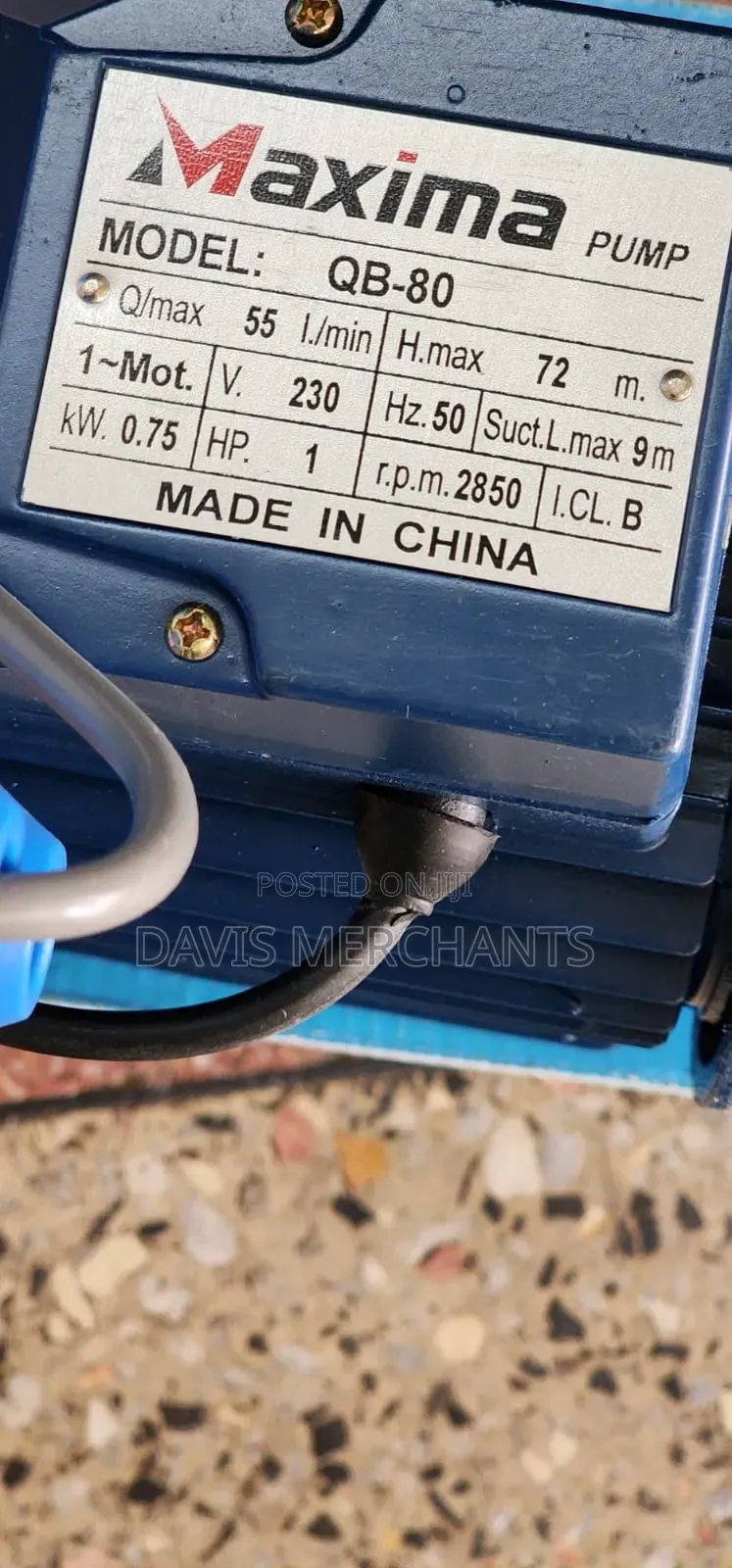1 HP Booster Water Pump