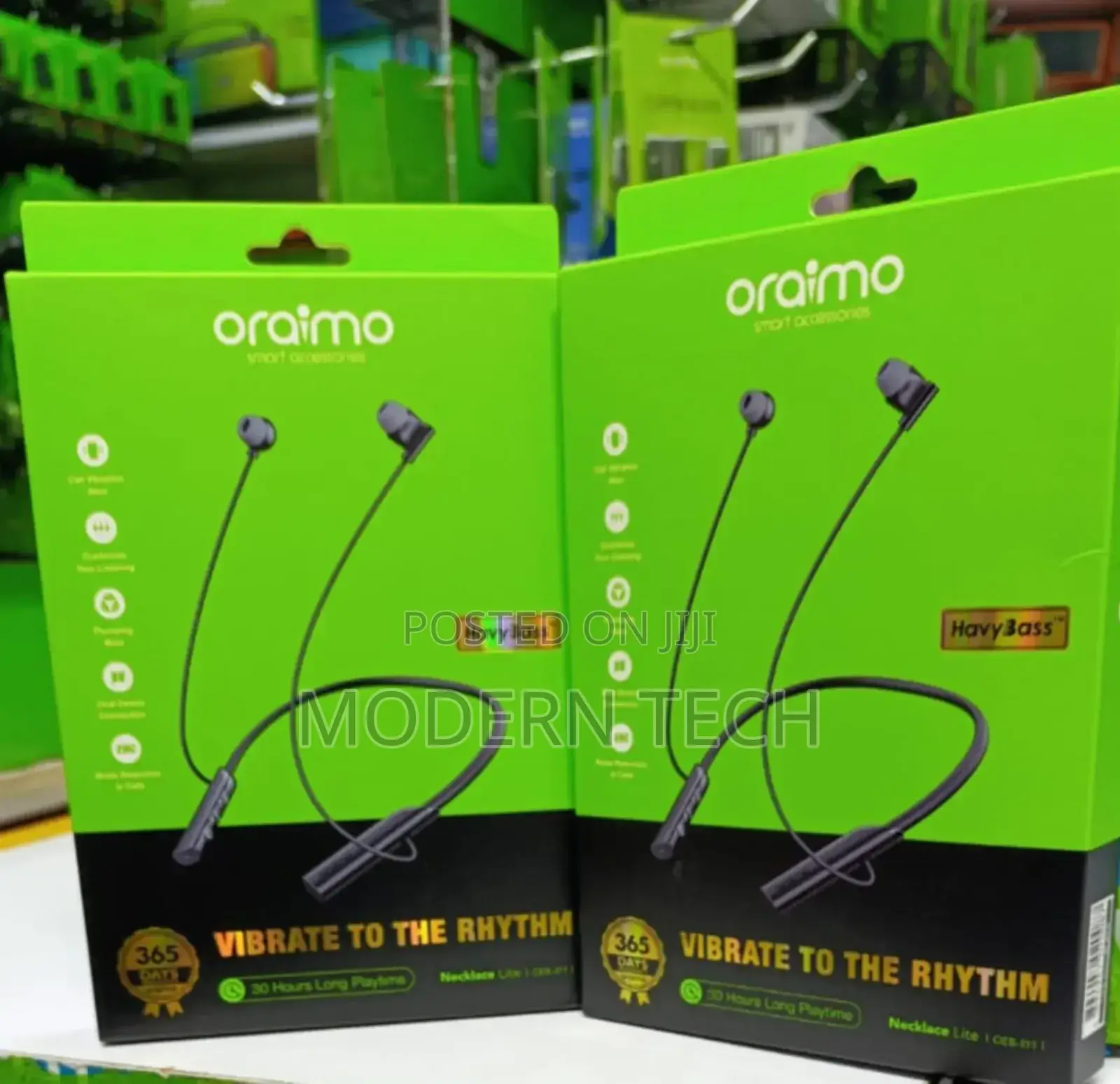 Oraimo Necklace Lite Call Vibration Wireless Headphones