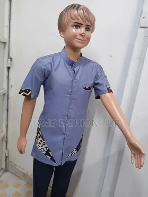Purple Boys Buttoned Shirts