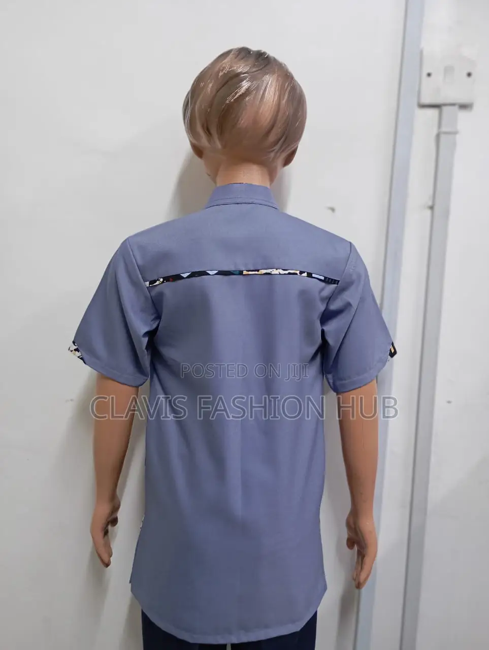 Purple Boys Buttoned Shirts