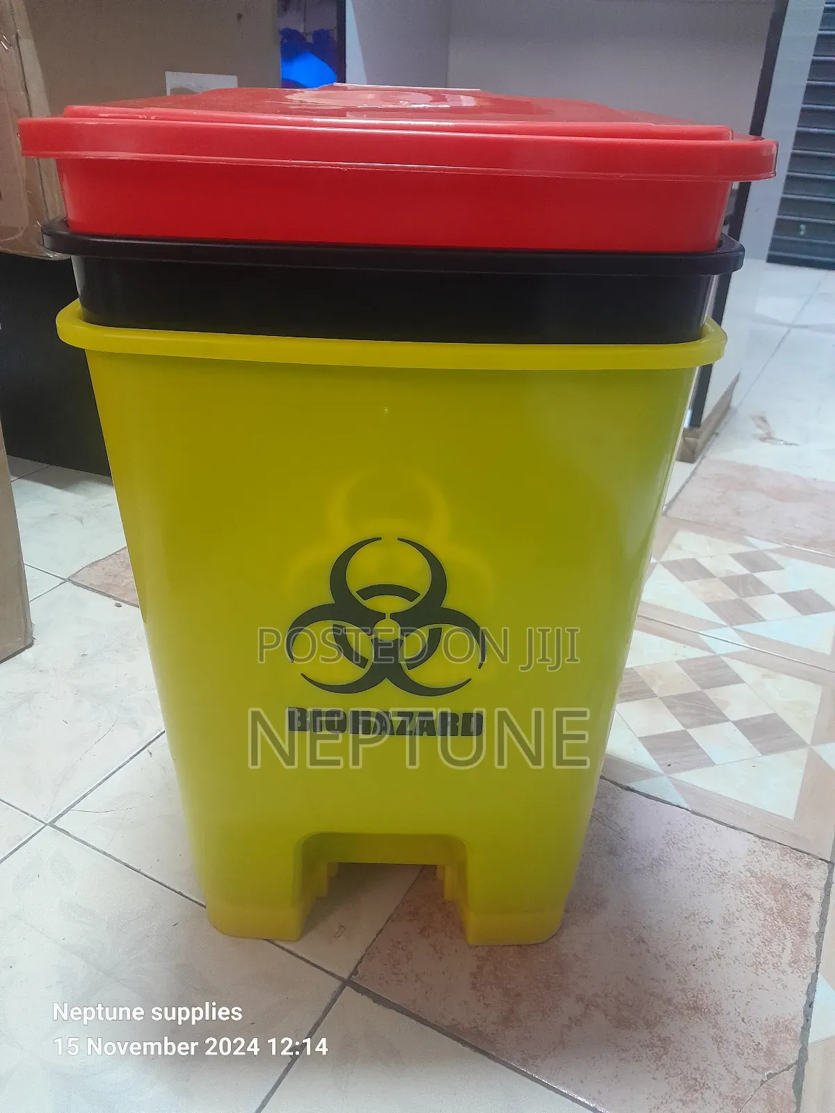 Color Coated Pedal Bins