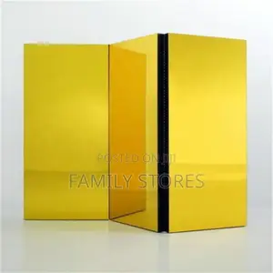 3mm Black/Gold Mirror Alucoboard