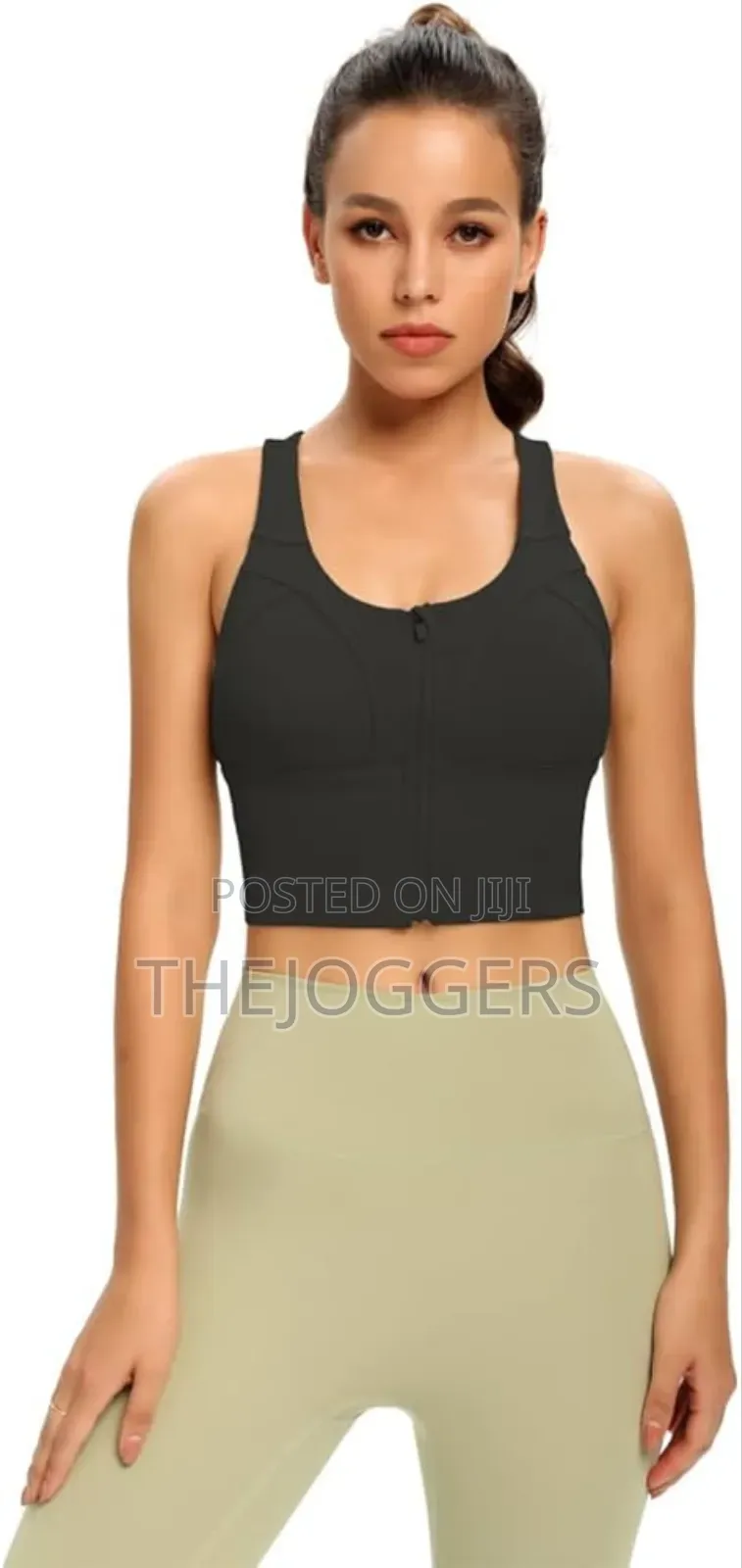 Yoga Sports Bras With Front Zipper