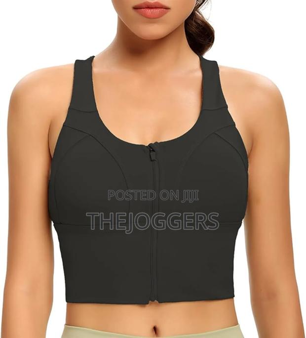 Yoga Sports Bras With Front Zipper - thumbnail 3